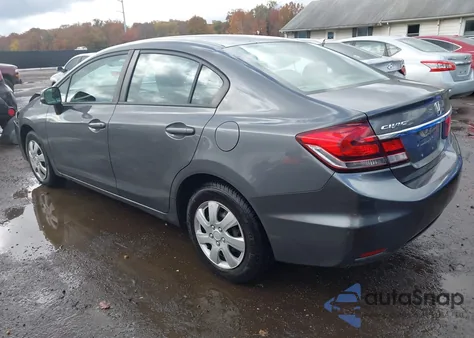 2013 Honda Civic Lx from USA, damaged, VIN 2HGFB2F53DH513572